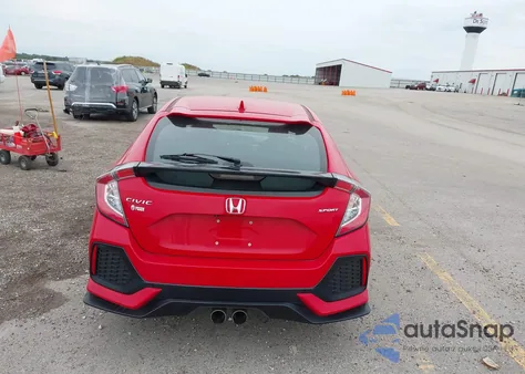 2019 Honda Civic Sport из США, поврежденный, VIN SHHFK7H41KU412404